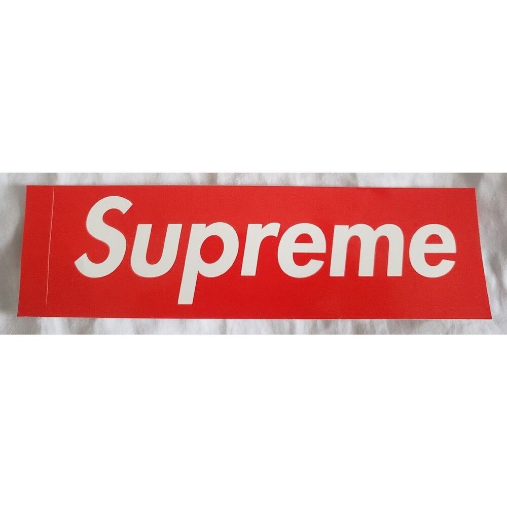 Supreme Box 2 Logo Stickers 100% Authentic NEW SET OF 2 COME WITH THIS LISTING